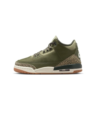 KDM0967　225-25AIR JORDAN 3 RETRO GS　202MDOLIV/SEQU　629103-0010