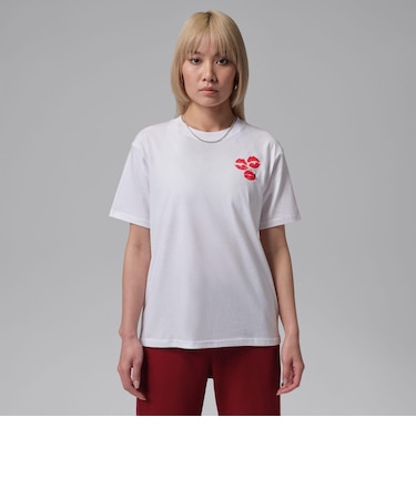 IF0798　W J FLT GFX TEE KISS　100WHITE/BLACK　707769-0002