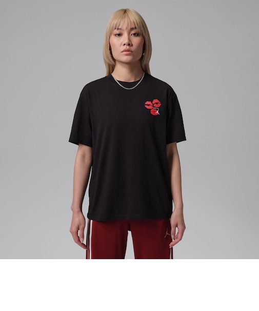 IF0798 W J FLT GFX TEE KISS 010BLACK/WHITE 707769-0001