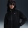HJ0976　W WR POLY KNIT JKT　010BLK/WHT　690295-0001