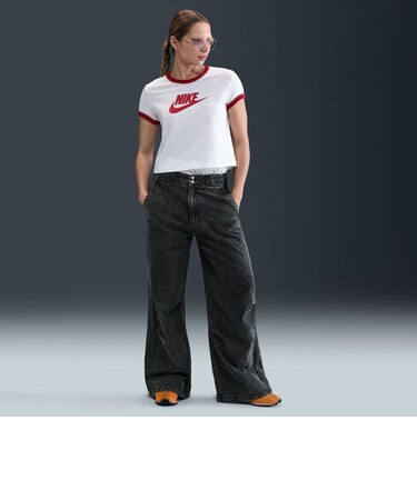 II0493　W DENIM WVN PANT GCEL　010BLK　695653-0001