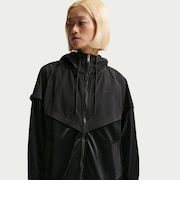 IF0271　W OS HOODED WR JKT MOD　010BLACK/BLACK　707054-0001