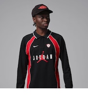 IF1915　M J FLT LS POLO JRSY　010BLACK/UNVRED　707091-0001