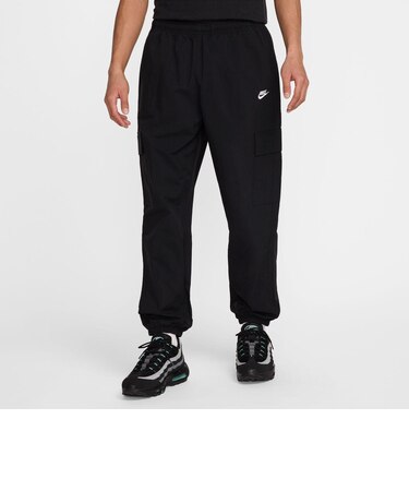 HJ1991　M CLB WVN CARGO PANT　010BLK/WHT　695658-0001