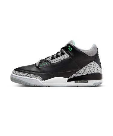 MCT8532A　AIR JORDAN 3 RETRO　031BLK/GRNGLW　626124-0006