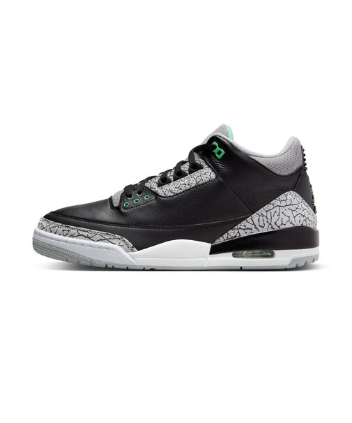 MCT8532A　AIR JORDAN 3 RETRO　031BLK/GRNGLW　626124-0006