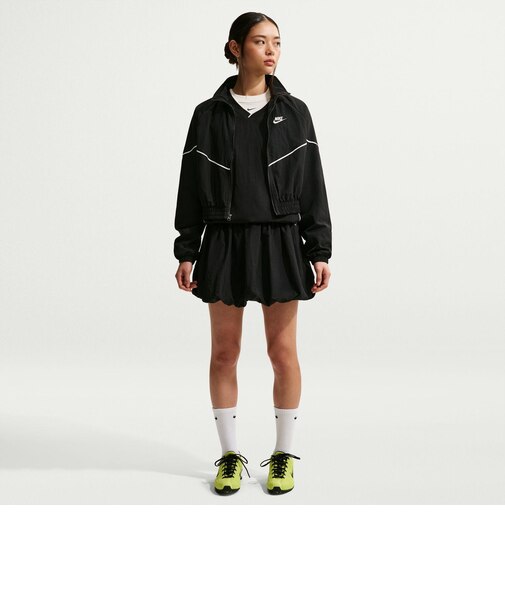 IQ0062 W BUBBLE SKIRT 010BLACK/CHALK 707066-0001