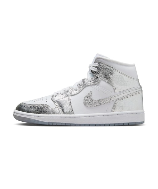 WFN5031 W AIR JORDAN 1 MID SE 100WHITE/MSILV 680278-0001