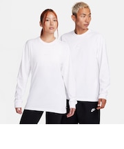 DO7391　M PRM ESS LS TEE　100WHITE/WHITE　663893-0002