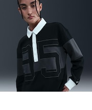 HV4034 W STREET LS GFX POLO 010BLK/SAIL 703883-0001
