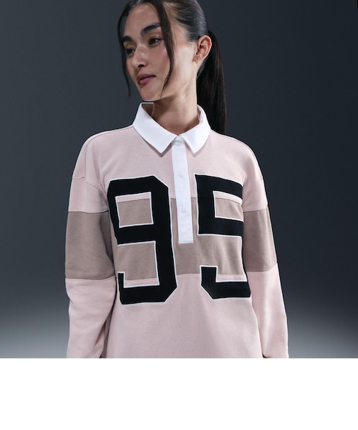 HV4034 W STREET LS GFX POLO 667SILRED/SAIL 703883-0003