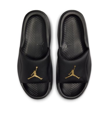 MHF3263　JORDAN FRANCHISE SLIDE　007BLK/M GOLD　695819-0001