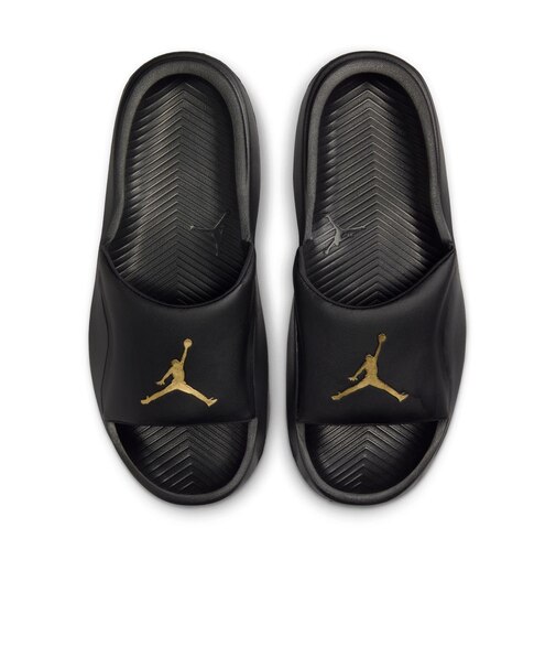 MHF3263　JORDAN FRANCHISE SLIDE　007BLK/M GOLD　695819-0001