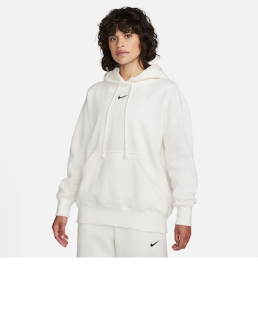 DQ5861　W PHNX FLC OS HOODIE　133SAIL/BLACK　635668-0006