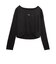 529566　W STUDIO LS TEE　01BK　718316-0001