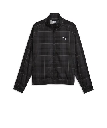 639061 M T7 RELAXED TARTAN WOVEN JKT 01BK 717910-0001