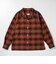126K1071001　M Check Flannel Open Shirts　BROWN　717847-0002