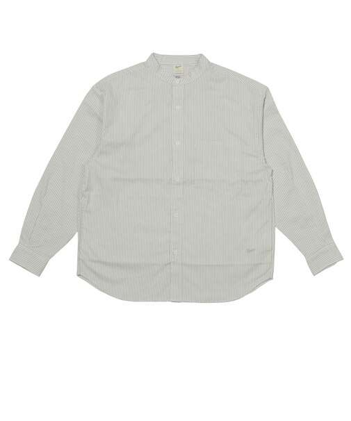425R7070201　DANNER BANDCOLLAR CAVE LSSHIRT　GRAY　687069-0002