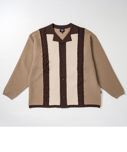 126K7100201　Knit Opencollar Shirts　BEIGE　717837-0003