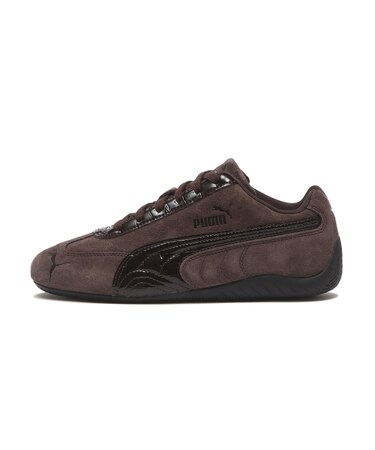 407674 SPEEDCAT CROCO LEATHER WNS 01C.FONDUE/BK 714452-0001