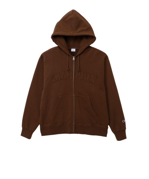 C3-E101　M ZIP HOODED SWEATSHIRT　ﾀﾞｰｸﾌﾞﾗｳﾝ　720247-0003