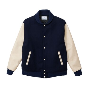 C3-E604　M VARSITY JKT　ﾈｲﾋﾞｰ　720250-0002