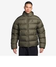 HV0532　M J BRK PUFFER JKT　222MDOLIV/BLK　703950-0002