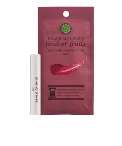APS　カラーリップクリーム　レッド  3.4g