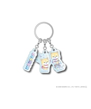 3連アクリルキーホルダー　まめちぃ