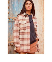 【ROXY ロキシー 公式通販】ロキシー（ROXY）Roxy CHECK THE SWELL IIII シャツジャケット