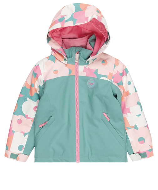 【REGULAR FIT】(100-120cm向け)10K Roxy キッズ SNOWY TALE JK スノージャケット