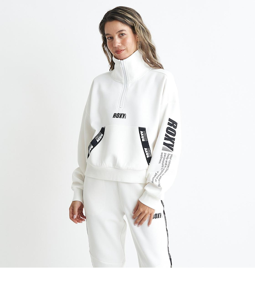 【ROXY ロキシー 公式通販】ロキシー（ROXY）【OUTLET】Roxy 速乾 UVカット ハーフジップトップ MY WAY STAND ZIP