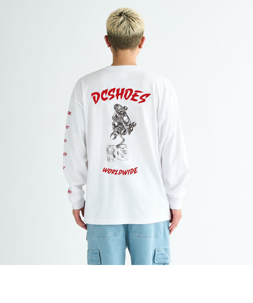 【DC ディーシー公式通販】ディーシー （DC SHOES）DC Shoes 25 SKATE SKULL LS メンズ Tシャツ ロンT