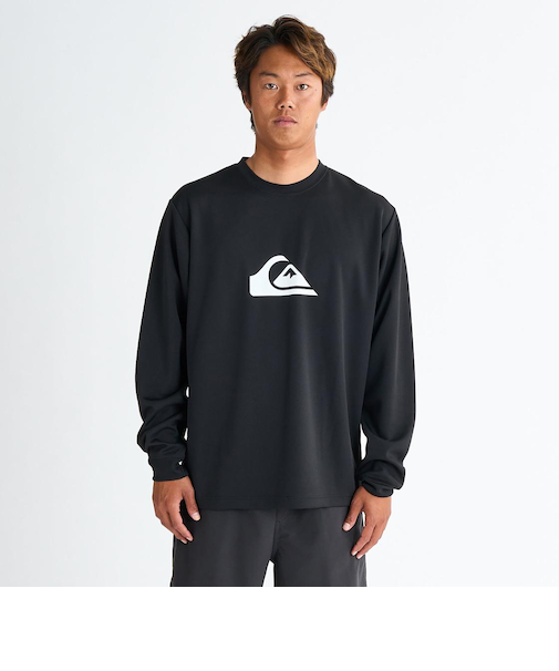 Quiksilver COMP LOGO LS メンズ サーフTシャツ ラッシュガード