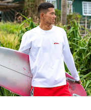 Quiksilver BIG CLICKER LS メンズ サーフTシャツ ラッシュガード