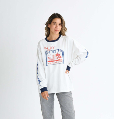 【ROXY ロキシー 公式通販】ロキシー（ROXY）Roxy SEEKING MORE FUN ウィメンズ Tシャツ ロンT
