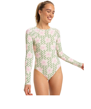 【ROXY ロキシー 公式通販】ロキシー（ROXY）Roxy HIBISCUS DAZE ONESIE ウィメンズ ラッシュガード ワンピース