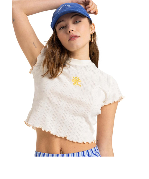 【ROXY ロキシー 公式通販】ロキシー（ROXY）【オンラインストア・直営店限定】Roxy POINTELLE BABY T ウィメンズ トップス