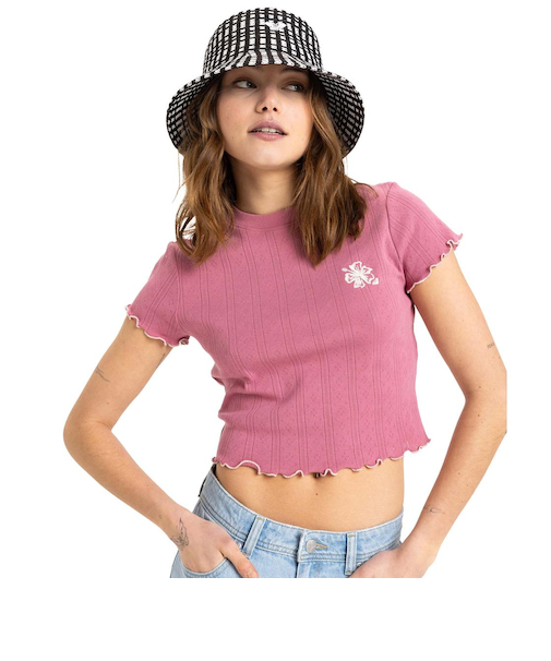【ROXY ロキシー 公式通販】ロキシー（ROXY）【オンラインストア・直営店限定】Roxy POINTELLE BABY T ウィメンズ トップス