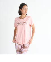 【ROXY ロキシー 公式通販】ロキシー（ROXY）Roxy YOUR FLAVA TEE ウィメンズ 半袖Tシャツ フィットネス スポーツ