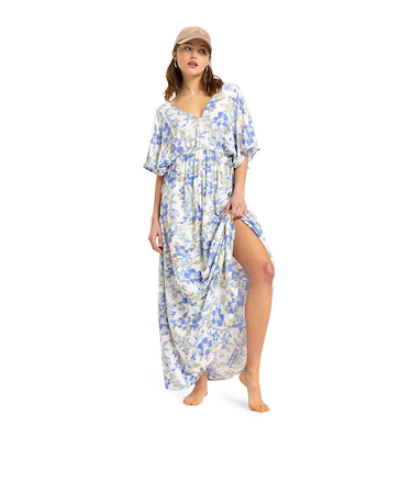 【ROXY ロキシー 公式通販】ロキシー（ROXY）Roxy SUNBURST MAXI CREPE ウィメンズ ロングワンピース