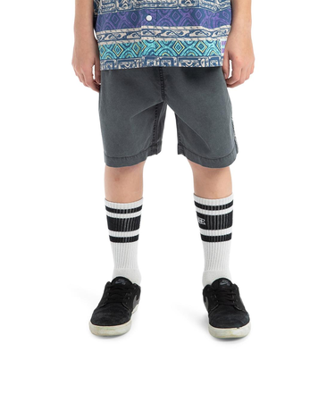 Quiksilver TAXER GLOBAL HEAT YOUTH WS キッズ ショーツ ハーフパンツ