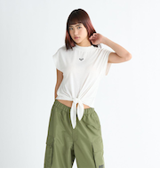 Roxy RHYTHM OF LOVE ウィメンズ 半袖Tシャツ フィットネス スポーツ <2025 SPORTS COLLECTION>