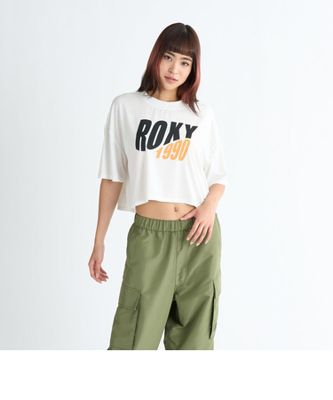Roxy SILENT VIBES ウィメンズ 半袖Tシャツ フィットネス スポーツ <2025 SPORTS COLLECTION>