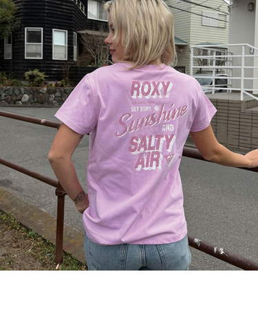 【ROXY ロキシー 公式通販】ロキシー（ROXY）Roxy GET SOME SUNSHINE ウィメンズ 半袖Tシャツ 接触冷感 バックプリント