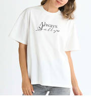 Roxy ALWAYS SALTY ウィメンズ 半袖Tシャツ ティーシャツ 接触冷感 オーバーサイズ 暑さ対策 接触冷感