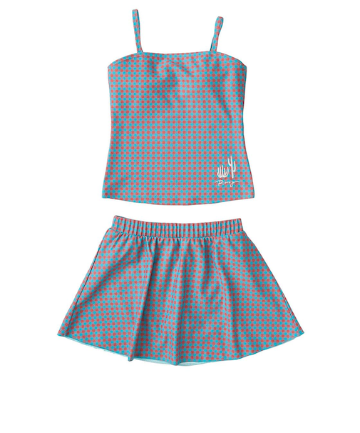 【ROXY ロキシー 公式通販】ロキシー（ROXY）Roxy MINI PICNIC GINGHAM キッズ タンキニ