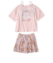 【ROXY ロキシー 公式通販】ロキシー（ROXY）Roxy MINI ARTSY FLORAL キッズ ラッシュTシャツ付き 水着 3点セット