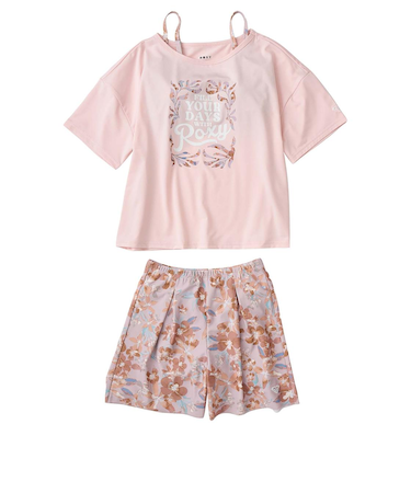 【ROXY ロキシー 公式通販】ロキシー（ROXY）Roxy MINI ARTSY FLORAL キッズ ラッシュTシャツ付き 水着 3点セット