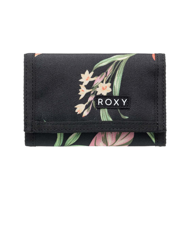 【ROXY ロキシー 公式通販】ロキシー（ROXY）Roxy SMALL BEACH ウィメンズ 財布 BLACK ボタニカル柄